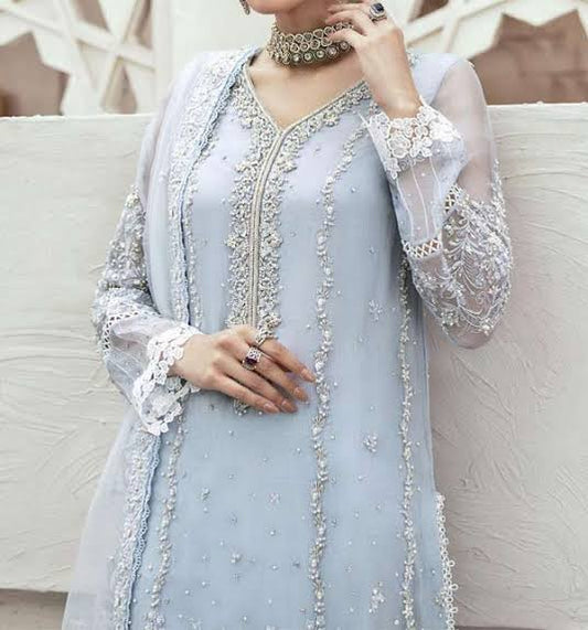 Black Blossom Printed 2Pc Suit